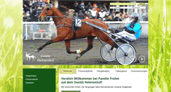 Desktop Screenshot of gestuet-helenenhof.de